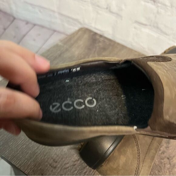Ecco Soft 7 Tred Slip On - Gore Tex - Mens 41 US 7 Brown Coffee Leather Suede main image 5